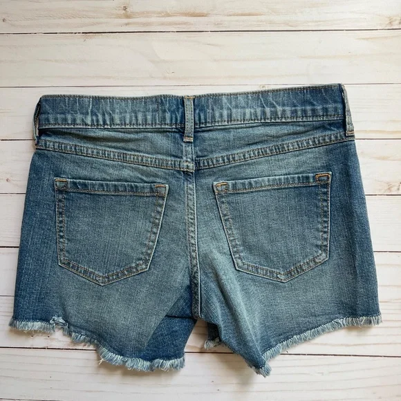 Abercrombie Kids Girls Denim Midi Shorts | Size 11/12 NWT - Picture 6 of 6